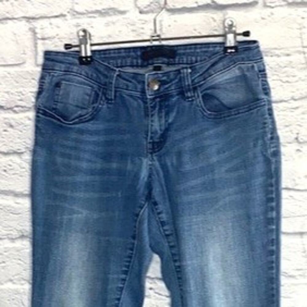 Max Studio Jeans Womens Size 6 Medium Wash Mid Rise Skinny Ankle Jeans - Picture 5 of 15